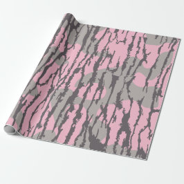 Bottom Lands Camo Roze voor Vrouwen en Meisjes Cadeaupapier