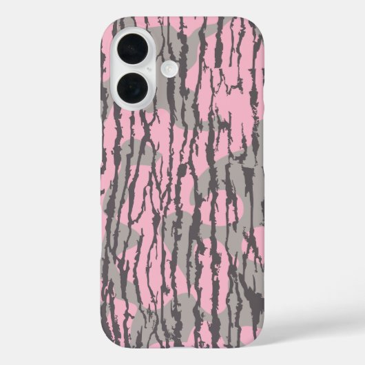 Bottom Lands Camo Roze voor Vrouwen en Meisjes Case-Mate iPhone Case (Achterkant)