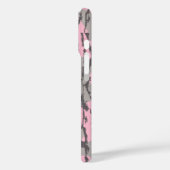 Bottom Lands Camo Roze voor Vrouwen en Meisjes Case-Mate iPhone Case (Achterkant / Links)