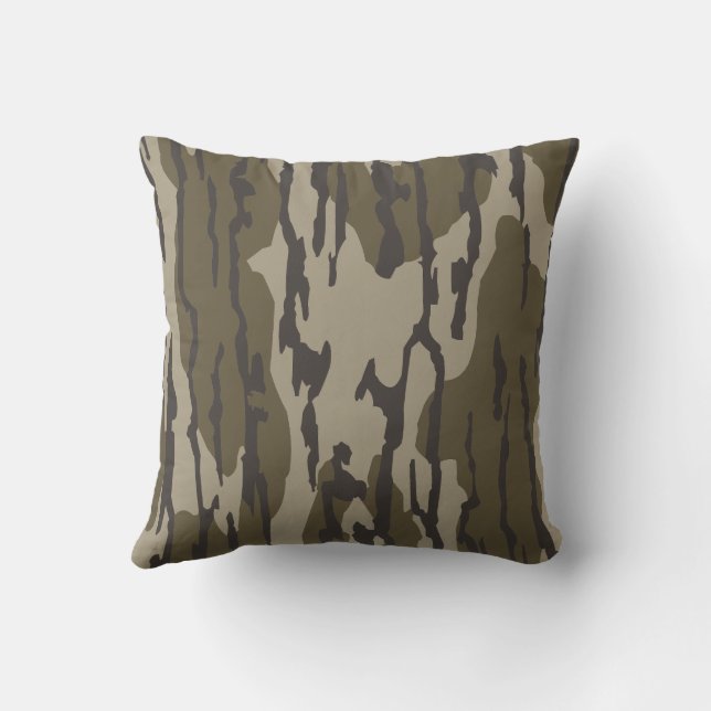 Bottom Lands Camo voor heren jachtkleding uitrusti Kussen (Achterkant)