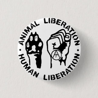 Bottom libertação animal ronde button 3,2 cm