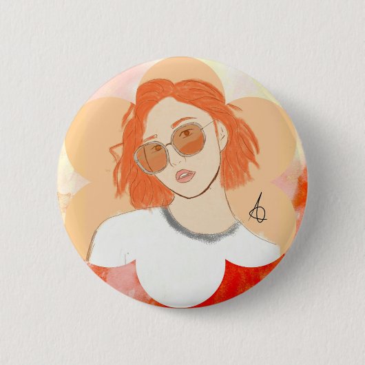Bottom Mamamoo Hwasa Ronde Button 5,7 Cm (Voorkant)