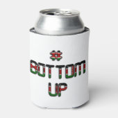 Bottom Up Kenia Vrede Liefde en Eenheid Art Print Blikjeskoeler (Blikje Voorkant)