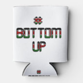 Bottom Up Kenia Vrede Liefde en Eenheid Art Print Blikjeskoeler (Voorkant)