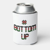 Bottom Up Kenia Vrede Liefde en Eenheid Art Print Blikjeskoeler (Blikje Achterkant)