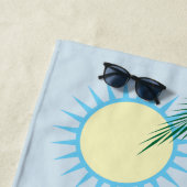 Bottomaten omhoog Cocktail Beach Towel Strandlaken (In situ)
