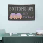 Bottomaten omhoog de Banner van het Baby shower va (Beurs)