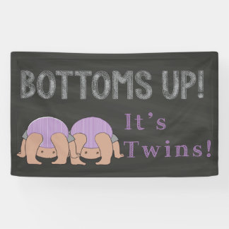 Bottomaten omhoog de Banner van het Baby shower va