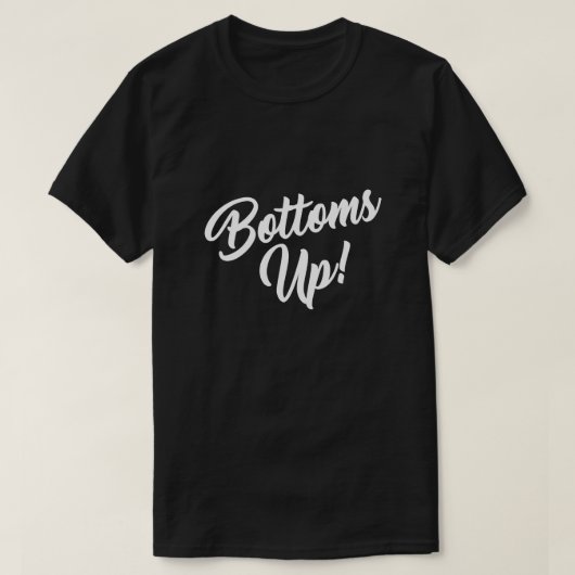 BOTTOMEN AAN! T-SHIRT (Design voorkant)