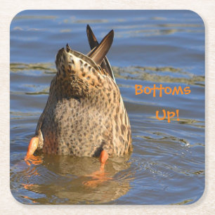 Bottomie op Onderzetter van Duck Party