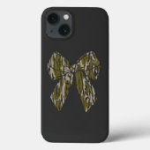 Bottomland Camo Bow Camo Coquette Bow Jachtmeisje Case-Mate iPhone Case (Achterkant)