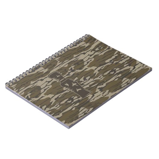 Bottomland Camo Call Me Duck Call Notitieboek (Linkerzijde)