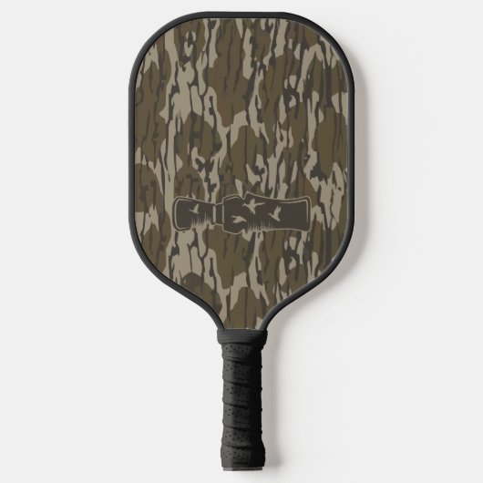 Bottomland Camo Call Me Duck Call Pickleball Paddle (Voorkant)