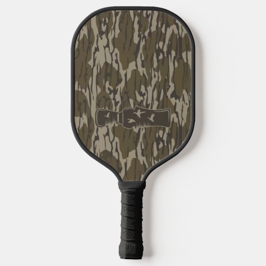 Bottomland Camo Call Me Duck Call Pickleball Paddle (Achterkant)