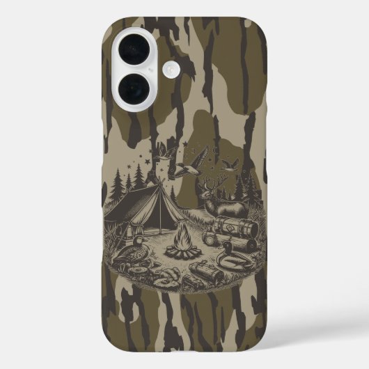 Bottomland Camo Camping Gear Camo Case-Mate iPhone Case (Achterkant)