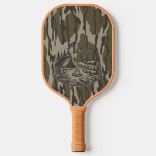 Bottomland Camo Camping Gear Camo Pickleball Paddle
