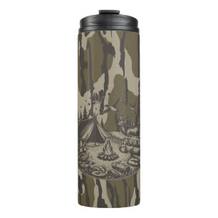 Bottomland Camo Camping Gear Camo Thermosbeker