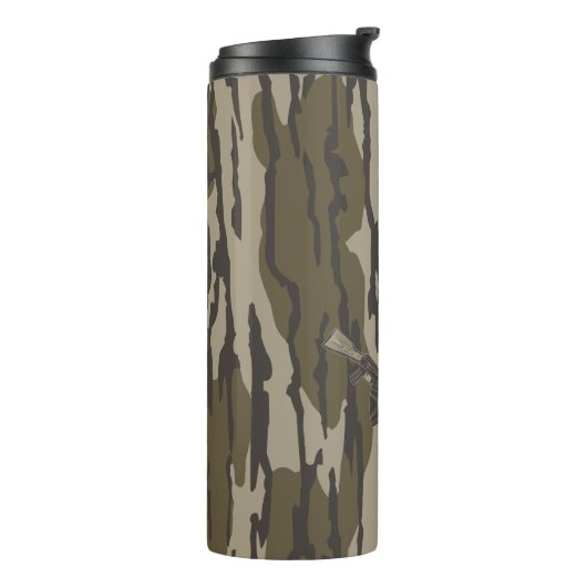 Bottomland Camo  Classic geweer en schedel Thermosbeker (Gedraaid links)