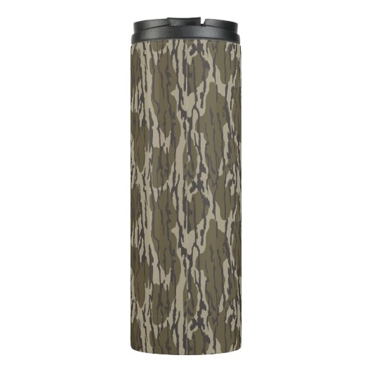 Bottomland Camo Duitse Herder Silhouet Thermosbeker (Achterkant)