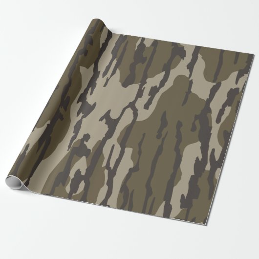 Bottomland Camo Hoesje voor Mannen Vrouwen Cadeaupapier (Uitgerold)