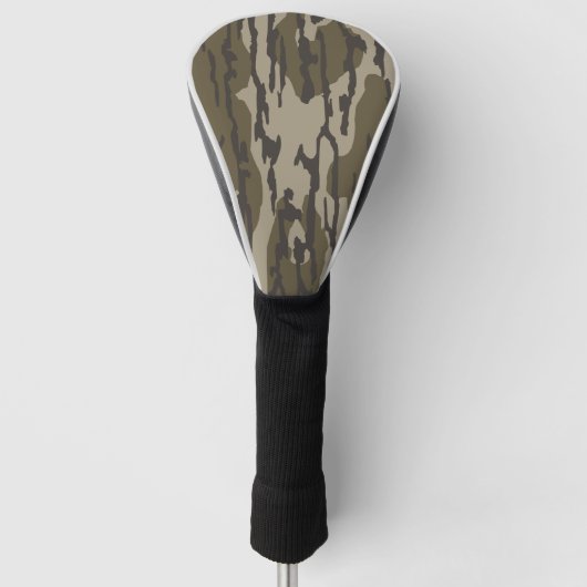 Bottomland Camo Hoesje voor Mannen Vrouwen Golfheadcover (Voorkant)
