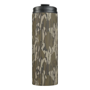 Bottomland Camo Hoesje voor Mannen Vrouwen Thermosbeker