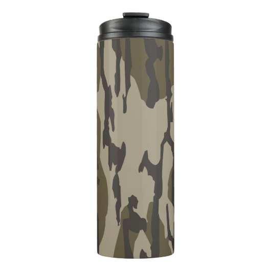 Bottomland Camo Hoesje voor Mannen Vrouwen Thermosbeker (Voorkant)
