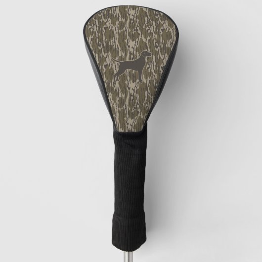 Bottomland Camo Hunter Hondenjacht Seizoen Golfheadcover (Voorkant)
