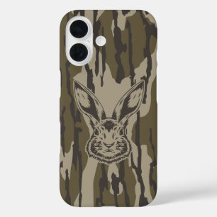 Bottomland Camo Hunting Camo Rabbit iPhone 16 Hoesje