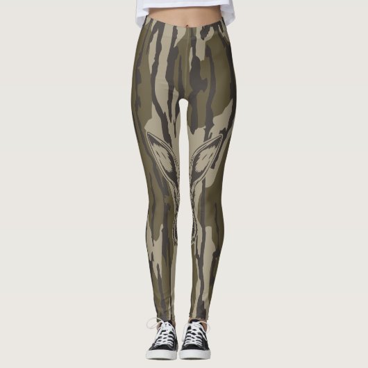 Bottomland Camo Hunting Camo Rabbit Leggings (Voorkant)