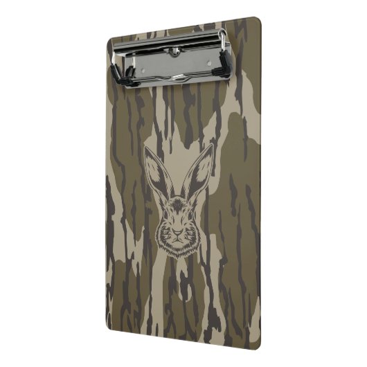Bottomland Camo Hunting Camo Rabbit Mini Klembord (Angled2)