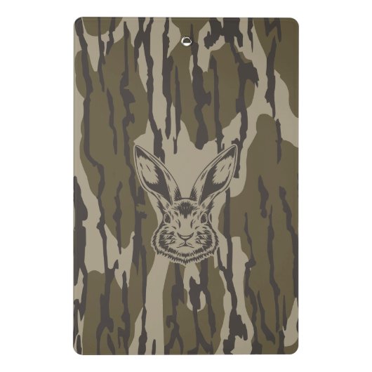 Bottomland Camo Hunting Camo Rabbit Mini Klembord (Achterkant)