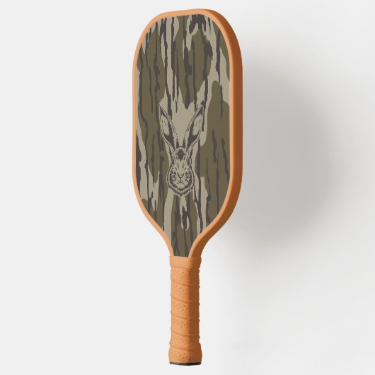 Bottomland Camo Hunting Camo Rabbit Pickleball Paddle (Links)