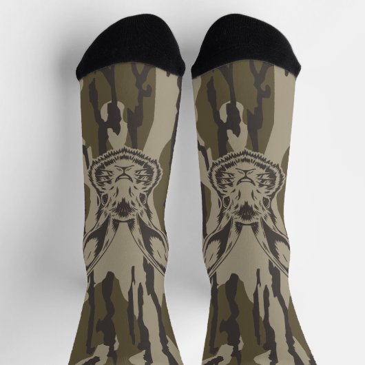 Bottomland Camo Hunting Camo Rabbit Sokken (Top)