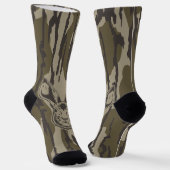 Bottomland Camo Hunting Camo Rabbit Sokken (Gebogen)