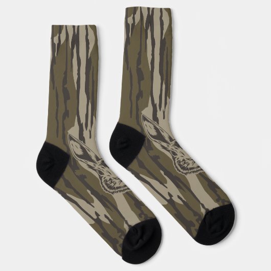Bottomland Camo Hunting Camo Rabbit Sokken (Rechts)