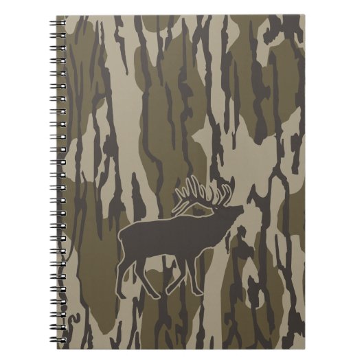 Bottomland Camo Hunting Elk Notitieboek (Voorkant)