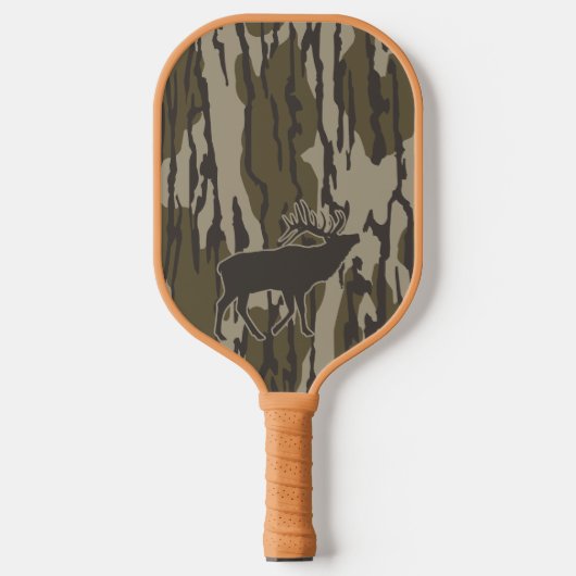 Bottomland Camo Hunting Elk Pickleball Paddle (Voorkant)
