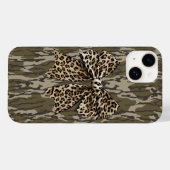 Bottomland Camo Leopard Bow Ribbon Hunting Vrouwen Case-Mate iPhone Case (Achterkant (horizontaal))