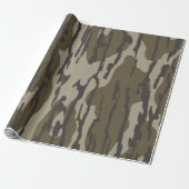 Bottomland Camo Old School Camouflage Cadeaupapier (Uitgerold)