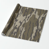 Bottomland Camo Old School Camouflage Cadeaupapier (Uitgerold)