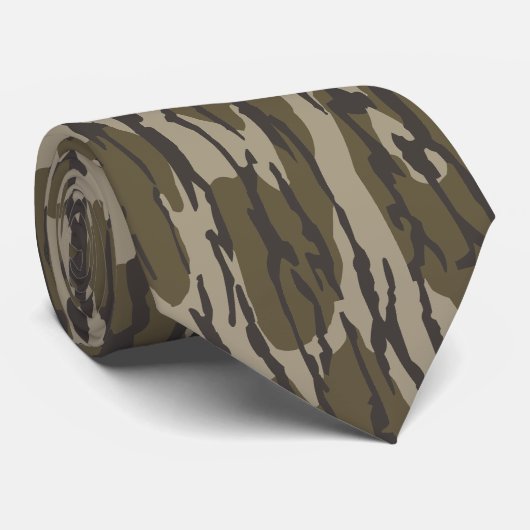 Bottomland Camo Old School Camouflage Stropdas (Opgerold)