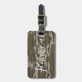 Bottomland Camo Oude School Camouflage Bagagelabel (Voorkant verticaal)