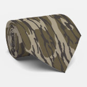 Bottomland Camo Oude School Camouflage Stropdas (Opgerold)