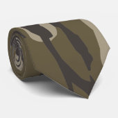Bottomland Camo Oude School Camouflage Stropdas (Opgerold)