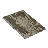 Bottomland Camo Owl op Branch Notitieboek (Rechterzijde)