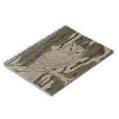 Bottomland Camo Owl op Branch Notitieboek (Linkerzijde)