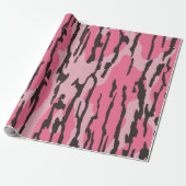 Bottomland camo roze bottomland Camo meisjes Cadeaupapier (Uitgerold)