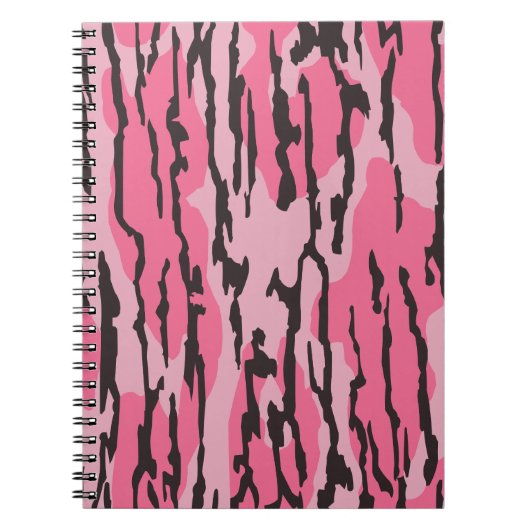 Bottomland camo roze bottomland Camo meisjes Notitieboek (Voorkant)