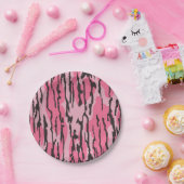 Bottomland camo roze bottomland Camo meisjes Papieren Bordje (Feest)